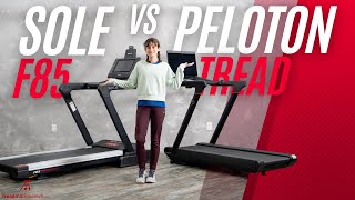 Sole F85 vs Peloton Tread  Which Treadmill Will You Choose [upl. by Roid]