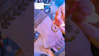 💕Mehndi design Front hand mehndi design mehndi hennadesign easyfloral shortvideo💞 [upl. by Aniryt]