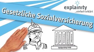 Gesetzliche Sozialversicherung einfach erklärt explainity® Erklärvideo [upl. by Ellenor101]