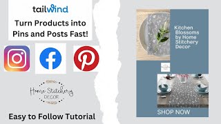 Tailwind AI Post Shopify Products to Pinterest In Seconds Learn How To Use Tailwind Scheduler [upl. by Aydne]