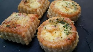 vol au vent au fromage et dinde fumé وصفات رمضان فول أفون باللحم المدخن و الجبن [upl. by Lambrecht]