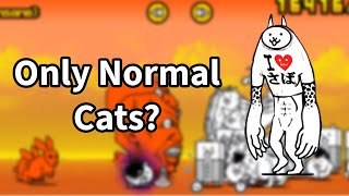 Can you beat all Crazed Cat stages with only Normal Cats  The Battle Cats [upl. by Akcimat]