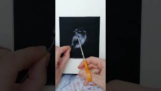 Wool painting  Real speed process 🎨 [upl. by Tut]