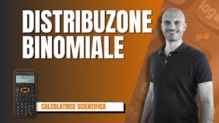 Esercizio svolto DISTRIBUZIONE BINOMIALE con la calcolatrice Sharp [upl. by Leela536]