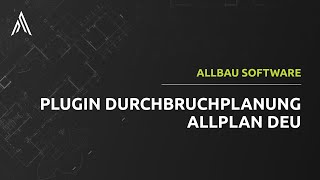 Durchbruchplanung Allplan [upl. by Brook]