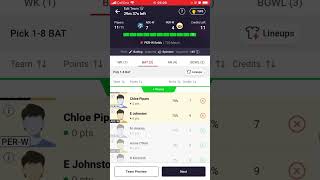 AS W vs PS W Dream11 PS W vs AS W Dream11 Prediction ADE W vs PER W Dream11 Team [upl. by Dyolf]