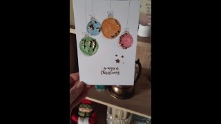 DIY Weihnachtskarte ganz easy [upl. by Airak]