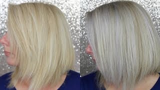 TONING BRASSY HAIR WITH WELLA T18 [upl. by Kinsley338]