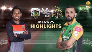 Khulna Tigers vs Minister Group Dhaka  25th Match  Highlights  Season 8  BBPL 2022 [upl. by Voltz]