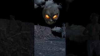 Majoras Mask Lunar Moon Crash CAUGHT ON CAMERA vfx eyebg8 Majoras shorts [upl. by Mllly355]