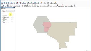 GIS Tricks Create Polygon Clip and Difference [upl. by Amadeo]