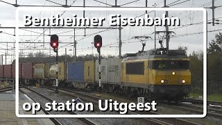 Bentheimer Eisenbahn op Uitgeest is te lang voor emplacement [upl. by Comfort]