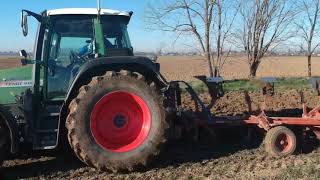 Aratura con Fendt 412 amp Trivomere Grattoni  Azienda Agricola Contin [upl. by Ecirtnas]