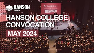 Cambrian at Hanson College Convocation  May 2024 [upl. by Narak]