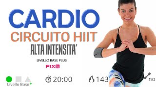 Cardio HIIT Esercizi Ad Alta Intensità Di Facile Esecuzione [upl. by Fleeman]