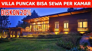 BISA SEWA PER KAMAR 🤩 VILLA PUNCAK TERBARU VIEWNYA JUARA  Annapurna Resort Puncak villapuncak [upl. by Tekcirk]