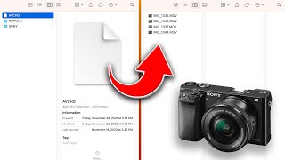 How To Import Videos From a Sony Camera To Computer How to Open AVCHD Folder [upl. by Aliek110]