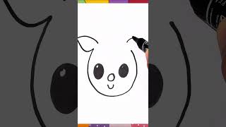 simple drawing reindeer  howtodraw simpledrawing how easydrawingvideos simple animals [upl. by Evin737]