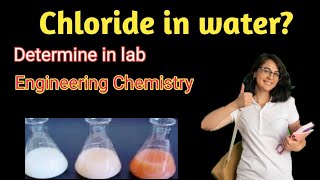 Determination of chloride ion in water competitive exam learning [upl. by Suhpoelc]