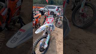 250cc MX 4 stroke MX2 bikes in the pits MXGP of Netherlands 2024 250cc 4stroke mx2 mxgp mx [upl. by Pinkerton]