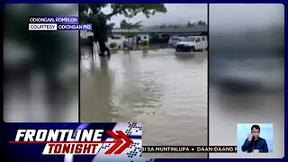 Ilang lugar sa Luzon at Visayas inulan at binaha dahil sa LPA at hanging habagat [upl. by Sonni]