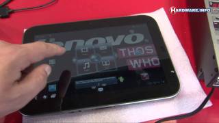 IFA 2011 Lenovo K1 en Thinkpad tablets raw video [upl. by Inah]