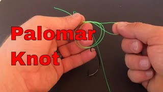 Easiest Fishing Knot  How to tie the Palomar knot [upl. by Carola860]