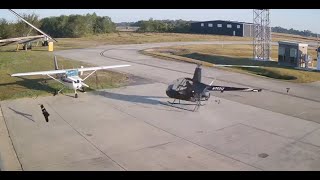 Crash of a Robinson R22 Beta on Sunday October 27 2024 at Pearland Regional Airport KLVJ Texas [upl. by Alesiram]