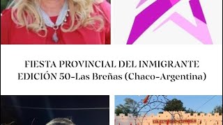 ALBA PRESENTAFiesta Provincial del InmigranteLas Breñas ChacoArgentina [upl. by Nolyak689]