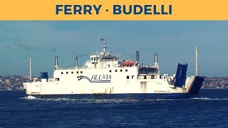 Arrival of ferry BUDELLI in Villa San Giovanni Bluvia [upl. by Llerdnod]