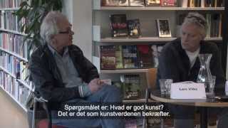 Hornsleth Vilks Brammer og Uwe Max debaterer politisk kunst [upl. by Yeldarb]