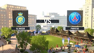 EA FC 24  Al Nassr vs Psg  Street Football  Ronaldo Vs Mbappe  PC Gameplay HD [upl. by Alban]