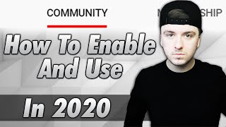 How to fix YouTube community tab How to get community tab on YouTube 2022 [upl. by Rella]