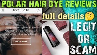 polar hair dye shampoo reviews  polar haircare legit or scam  polar shampoo real or fake [upl. by Dlareme]