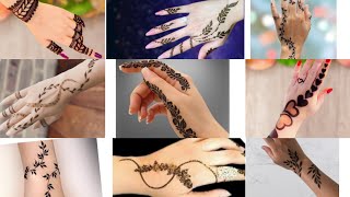 15 simple mehandi design🤩 [upl. by Columbyne]