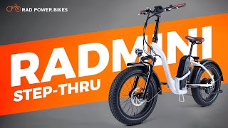 RadMini StepThru 2 Electric Folding Bike  Live Small Ride Big [upl. by Pinsky]