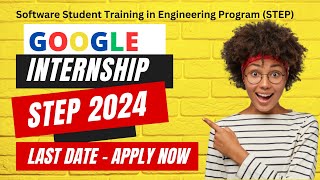 Apply Google STEP Internship 2024 India  Bangalore  Hyderabad  Pune [upl. by Akenot276]