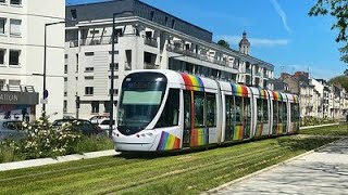 ligne B Direction MONPLAISIR  Angers  Alstom Citadis 302 n°1002 Irigo ligne B [upl. by Alvie]