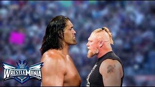 WWE FULL MATCH  The Great Khali Vs Brock Lesner  WrestleMania Full Match [upl. by Lazar]