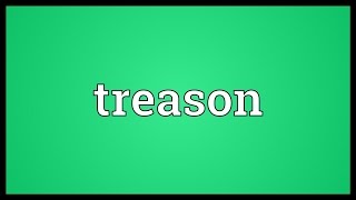 Treason Meaning [upl. by Vevay453]