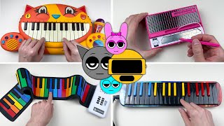 Sprunki Themes on cool different instruments [upl. by Ybocaj367]