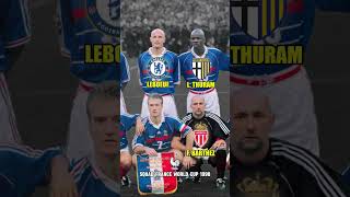 France World Cup 1998 bintangbola shortsfeed [upl. by Ruamaj102]