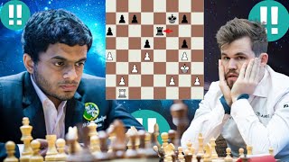 Nihal Sarin vs Magnus Carlsen chess game 111 [upl. by Walton264]