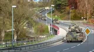 2014  Exercise Combined Resolve III  Bradley M2A3 drive to Railway Station Parsberg [upl. by Brabazon]