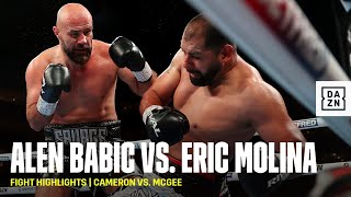 FIGHT HIGHLIGHTS  Alen Babic vs Eric Molina [upl. by Artimed]