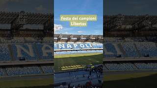 Festa dei campioni Libertas allo Stadio Maradona maradona stadio [upl. by Einapets509]