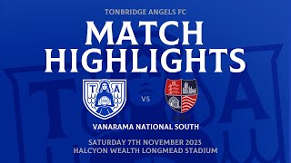 Post Match Highlights I Tonbridge Angels 0 Hampton amp Richmond Borough [upl. by Warrenne553]