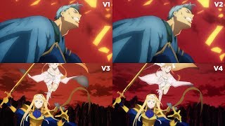 Sword Art Online Alicization  War of Underworld OP All Versions 14 Comparison [upl. by Nnaed]