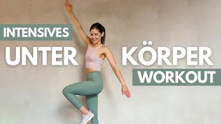 10 MIN Intensives Unterkörper Workout ohne Geräte  Abnehmen am Oberschenkel  Tina Halder [upl. by Nosniv]