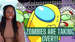 Zombies Are Taking Over  GameToons Among Us Logic 15 Zombie Plague Cartoon Animation Reaction [upl. by Notgnirrac]